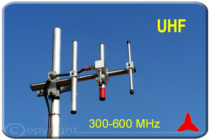 ARYCKM-E-37X directional antenna yagi 3 elements UHF 300-600MHz PROTEL