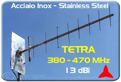 Protel Tetra Antenna AR1049.1XI 380-470MHz Stainless Steel