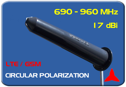 AR1060 Antenna Circular Polarization 690-960MHz LTE GSM GSM-R Protel