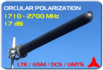 AR1061 Antenna Circular Polarization 1710 2700 MHz Protel