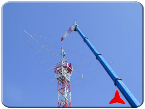 ARL531 log-periodic logarithmic directional antenna HF for long distance c 2 - 50 MHz 7 dB