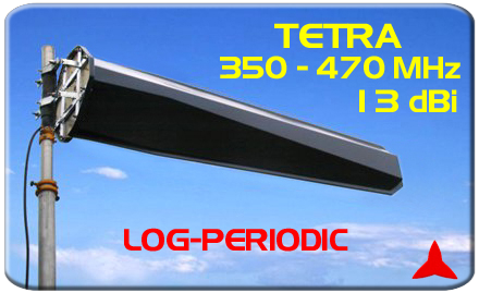ARL3A1011.Z Broadband Logarithmic antenna for civil, military, and TETRA Broadcasting use 350 -470 MHz Protel 