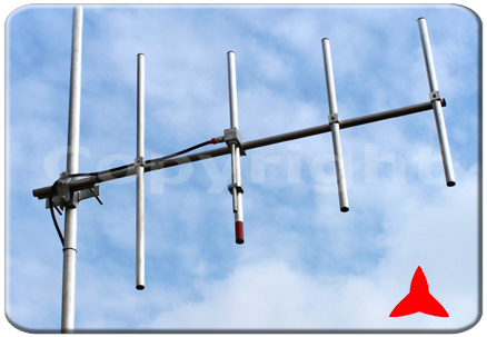 ARYCKM-C-48 Protel NARROW-BAND FM Directional Yagi Antenna 4 elements 108 - 150 MHz