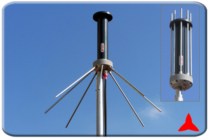 Measurement and monitoring antenna ground plane DAB 174-200 Mhz 200-230 Mhz protel