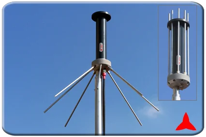 Measurement and monitoring antenna ground plane DAB 174-200 Mhz 200-230 Mhz protel