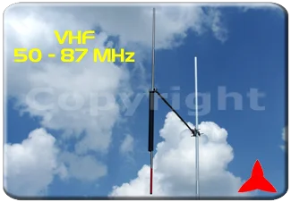 ARDKM-A-13X Omnidirectional Dipole Antenna 50-87 MHz  Protel