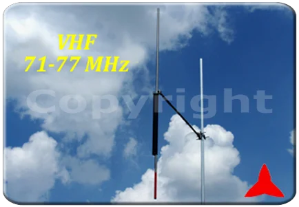 ARDCKM-A-7177 Omnidirectional Dipole Antenna 71-77 MHz  Protel