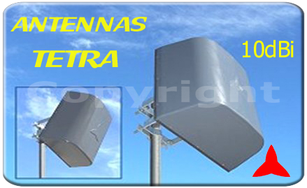 ARP400  Broadband panel antenna for civil, military, and TETRA use 380 -600 MHz