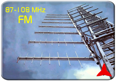 ARL0208 Logarithmic periodic  FM antenna 87.5 -108 MHz