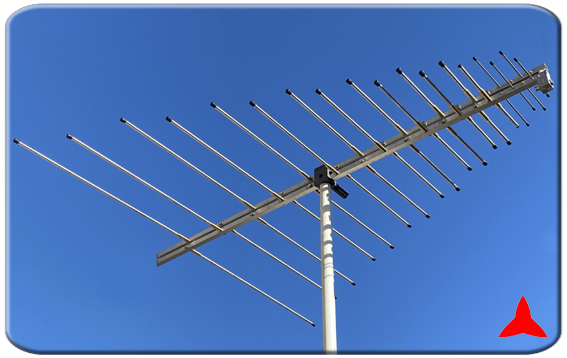 ARL100R/F500XZ Radiomonitoring VHF - UHF - log periodic logaritmic Measurements antennas 100-500 MHz Protel