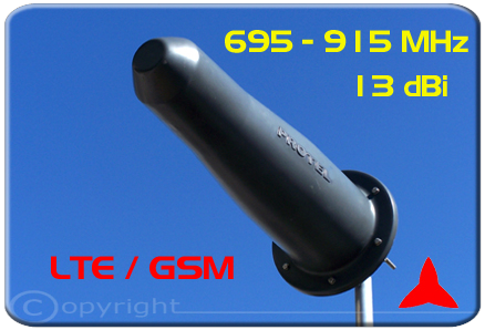 AR1050 High gain Yagi Directional antenna  lte GSM 695 - 915 MHz